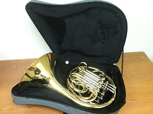 Hameln Double French Horn with Four Valves with case