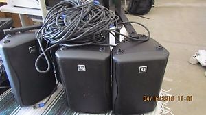 Electro Voice ZX 1-90 Speakers with Arm - set of 4 plus speaker cables