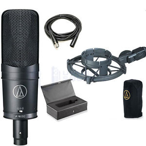 Audio Technica AT4050 Condenser Mic w/ Shockmount & XLR Cable