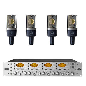 Universal Audio 4-710d 4-Channel Tone Blending Mic Preamp with C214 Condenser Mi