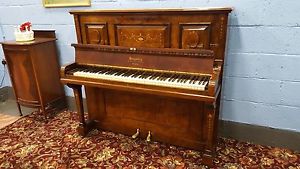 Reconditioned Antique,Walnut Overstrung Piano.PLAYING ON YOU TUBE. CAN DELIV ER.