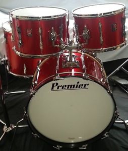VINTAGE PREMIER ELITE 5 PCE DRUM KIT COMPLETE//1970'S//SUPER RARE//FAB COND/L@@K