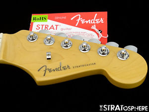 2016 American Fender ELITE Stratocaster Strat NECK+ LOCKING TUNERS USA Maple