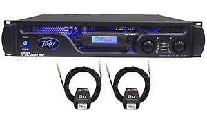 Peavey IPR2 5000 DSP 5,050 Watt Power Amp w/EQ&DSP + (2) 14 AWG Speakon Cables