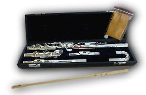 ALTO FLUTE WITH BOTH STRAIGHT AND CURVED HEADS