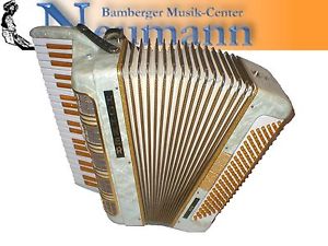 HOHNER 23 G Visualizza Fisarmonica Canutiglia oro bianco Ardesia 120 Bass