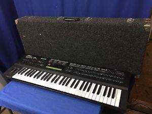 Yamaha DX7 II-D vintage pro digital synthesizer keyboard piano w/ Case FREE SHIP