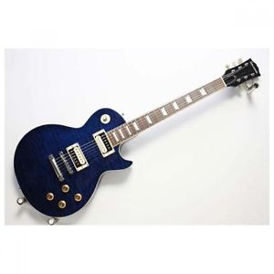 Edwards E-LP-92SD QM Les Paul Quilt Maple Top Black Aqua Used Electric Guitar JP