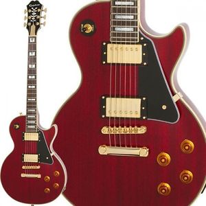 Epiphone Limited Edition Les Paul Custom 100th Anniversary Guitar (Cherry) Japan