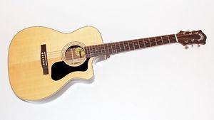 Guild F-130CE All Solid Wood  Orchestra Acoustic Electric Guitar w/ Case