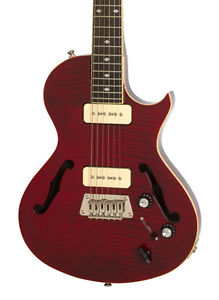 Epiphone Blueshawk Deluxe Guitarra Eléctrica, Rojo Vino (NUEVO)