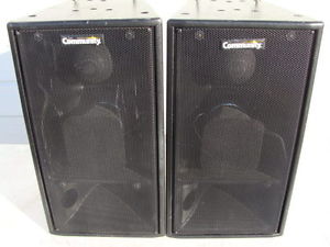 Community SLS920 3-Way High-Directivity Horn-Loaded Loudspeakers Speaker Pair!