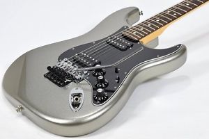 Fender Mexico Blacktop Stratocaster HH Floyd Rose Titanium Silver F/S  #G201