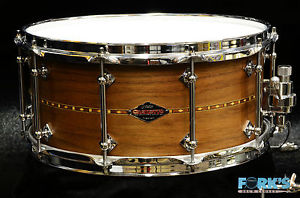 Craviotto 6.5x14 Walnut with Maple Inlay