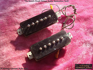 Vintage Gibson P-90 P90 Pickup SET DOGEAR ES-330 CASINO ES-125 8.42k 8.74k 1960