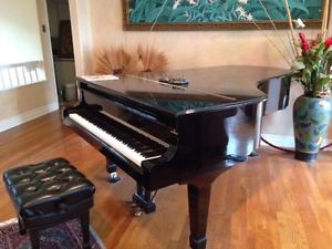 1996 Yamaha "C7" Grand Piano 7'6" With Bench