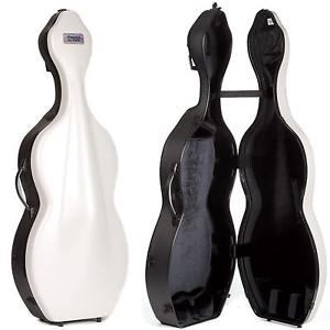 Bam France 1003XL Shamrock Hightech White 4/4 Cello Case With Wheels