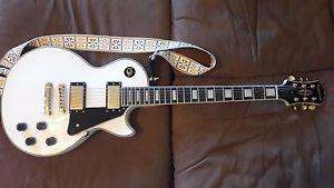 Epiphone Les Paul Custom Pro Alpine white Gold Hardware with HSC