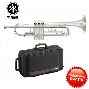 YAMAHA YTR3335S YTR-3335 S SILVER ARGENTATA TROMBA IN SIB LACCATA POMPA REVERSE