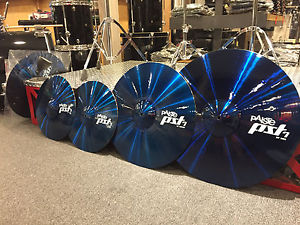 Paiste Custom Shop Blue PST7 Heavy/Rock Cymbal Pack 20-18-14pr....WOW! $579.99