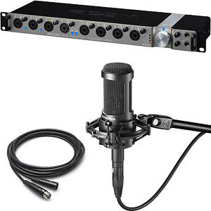 Zoom UAC-8 USB 3.0 Recording Interface & Audio-Technica AT2050 Microphone