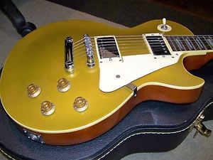 1996 Epiphone Les Paul Standard Gold Top Electric Guitar-professionally set up.