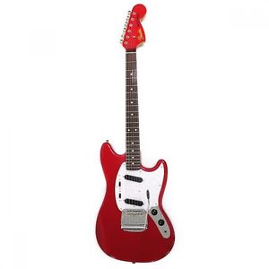 Fender Japan MG69 / MH Red Basswood Body 2010 Made Used Electric Guitar Deal F/S