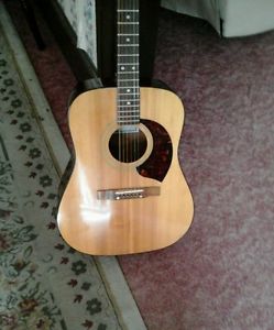 1967-1969 harptone archtop acoustic guitar/with hard case