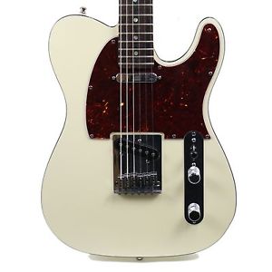 2007 FENDER AMERICAN DELUXE TELECASTER ELECTRIC GUITAR OLYMPIC PEARL FINISH