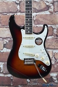 New 2016 Fender American Standard Channel Bound Stratocaster 3 Color Sunburst