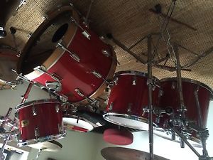 TROYAN Schlagzeug mit TAMA Pearl Hardware 80´s  22,12,14,16