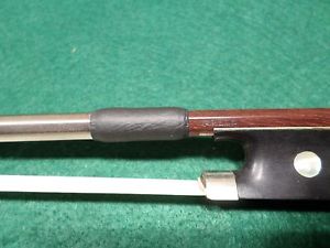 CHRISTMAS SALE --- OLD VIOLIN BOW --- PRELL with Rare Extra Wide furrel