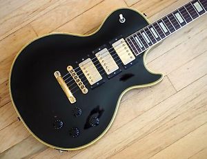 1982 Greco LP Custom Black Beauty Guitar Mint Collection Japan Screamin PAFs