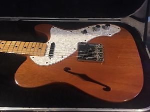 Fender '69 Thinline Telecaster - Mahogany, 1999 MIM, Excellent w/Hardshell Case