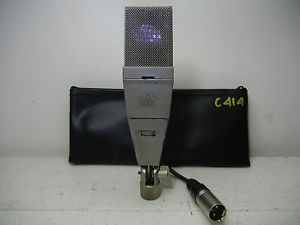 AKG C414 CLASSIC RARE VINTAGE CONDENSER MULTI PATTERN LARGE DIAPHRAGM C12 MIC #1