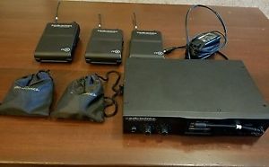 Audio-technica M2T In Ear Monitor System with 3 M2R body packs
