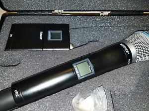 Shure UR2  UR1 combo UR Beta 87 mic. J5 frequency. ur4 receiver not included