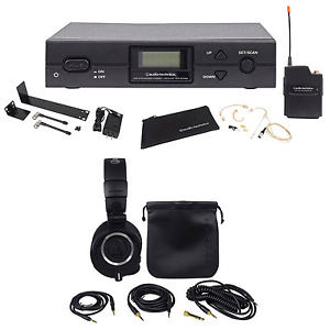 Audio Technica ATW-2192ai-TH Freq I Headset Wireless Microphone + Headphones