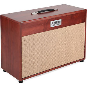 Solid Hardwood 2x12'' Guitar Cabinet - 212H RedWood Gold - G12M-65 CELESTION