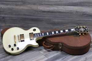 1989 Gibson Les Paul Custom in Alpine White! Case Queen! EX shape