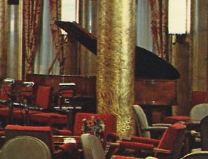 RARE PIANO STARRPIANO FRENCH LINE PAQUEBOT OCEAN LINER SS LIBERTE NORMANDIE