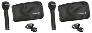 (2)Beyerdynamic M88TG M88 TG Hyper-Cardioid Dynamic Microphone Mic w/ Clamp +Bag