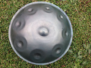 handpan prototype pantam percussion with heat treatments