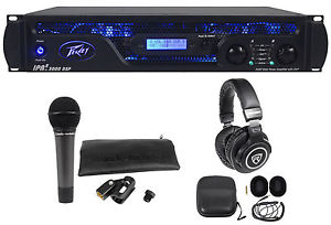 Peavey IPR2 3000 DSP 3000w Power Amplifier Amp+EQ,Crossover,Delay+Mic+Headphones