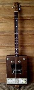 Cigar Box Guitar / Beautiful Hand Crafted / Mini Humbucker / Maple Neck