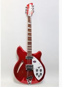 Rickenbacker 360 Ruby w/hard case Free shipping Guiter Bass From JAPAN #Q557