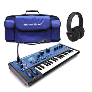 Novation Mininova Sintetizador & KRK KNS6400 Auriculares Paquete (NUEVO)