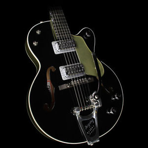 Gretsch G6118T-LTV 130TH Anniversary Jr Electric Guitar Black and Metallic Gold