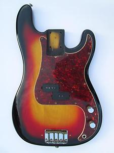 1967 FENDER PRECISION BASS BODY.. POP ART SUNBURST MINT!!!