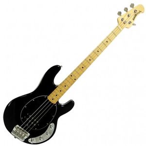 Music Man StingRay Rosewood Finger Plate Black Used Electric Bass Guitar Japan